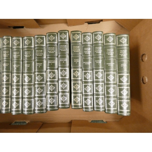 138 - HERON BOOKS.  Works of Charles Dickens. 34 vols. Dec. bdgs.