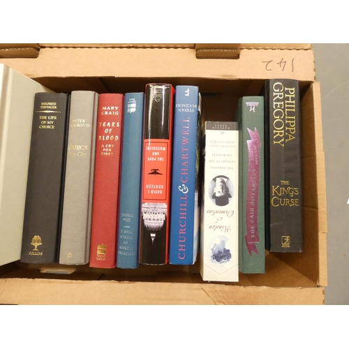 142 - History & Biography.  2 cartons of mainly modern vols.