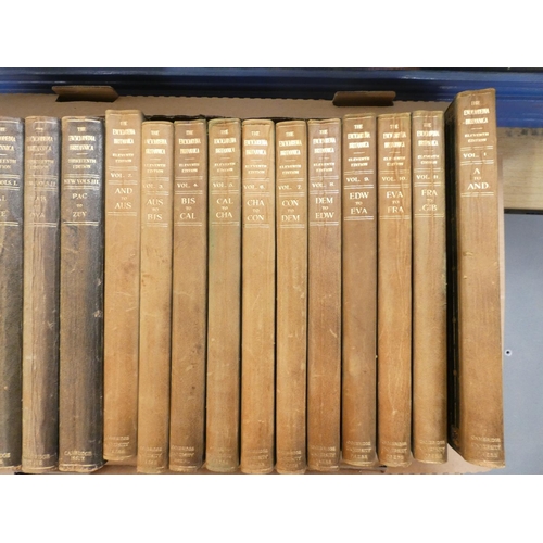 146 - Encyclopedia Britannica.  28 vols. 11th ed. Cambridge, 1910, & 6 others. (34).... 