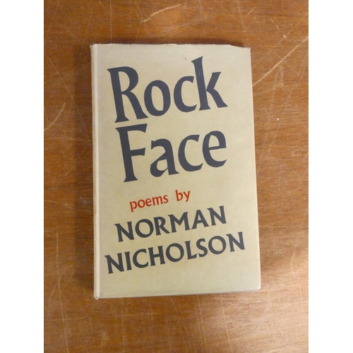 153 - NICHOLSON NORMAN (Ed).  Rock Face. Signed by Nicholson. Orig. grey cloth in d.w. 1st ed., ... 