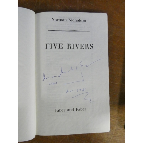 154 - NICHOLSON NORMAN (Ed).  Five Rivers & Rock Face. Each signed by Nicholson. Orig. cloth... 