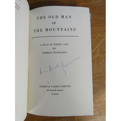 156 - NICHOLSON NORMAN (Ed).  The Old Man of the Mountains, A Play in Three Acts. Signed by Nicholson. Ori... 