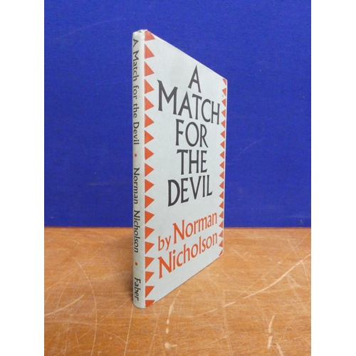 158 - NICHOLSON NORMAN (Ed).  A Match for the Devil. Signed by Nicholson. Orig. maroon cloth in d.w. 1st e... 