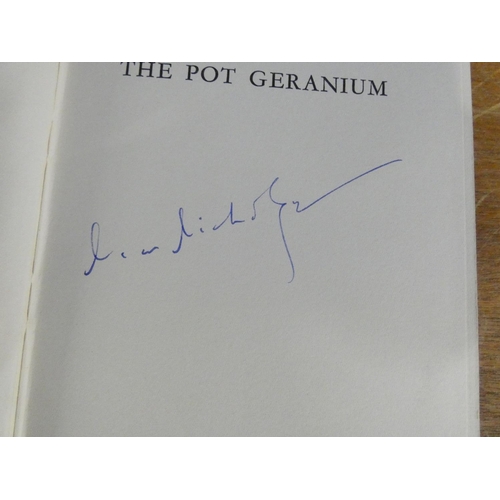 159 - NICHOLSON NORMAN (Ed).  The Pot Geranium. Signed by Nicholson. Orig. green cloth, no d.w. ... 