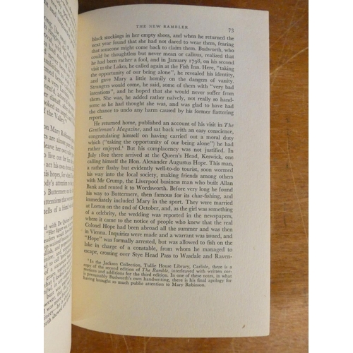 161 - NICHOLSON NORMAN (Ed).  Cumberland & Westmorland. Signed by Nicholson. Orig. green clo... 