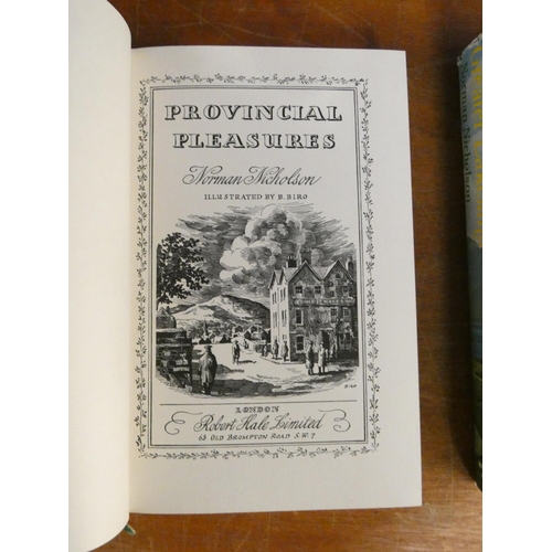 162 - NICHOLSON NORMAN (Ed).  Provincial Pleasures. Signed by Nicholson. Orig. maroon cloth in c... 