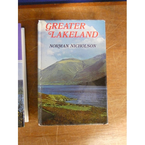 163 - NICHOLSON NORMAN (Ed).  Portrait of the Lakes. Signed by Nicholson. Orig. purple cloth in ... 