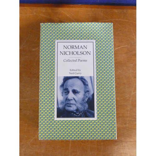 168 - NICHOLSON NORMAN (Ed).  Selected Poems 1940-1982. Signed & inscribed by Nicholson. Ori... 