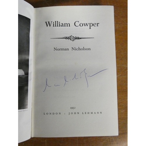 169 - NICHOLSON NORMAN (Ed).  Biographies & monographs re. William Wordsworth, H. G. Wells &... 