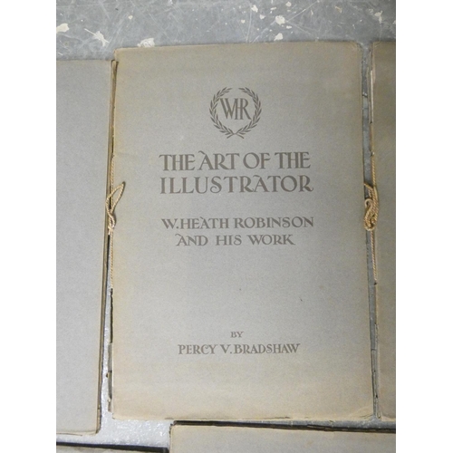 17 - BRADSHAW P. V. (Ed).  The Art of the Illustrator. 7 illus. folio parts in card wrappers in... 