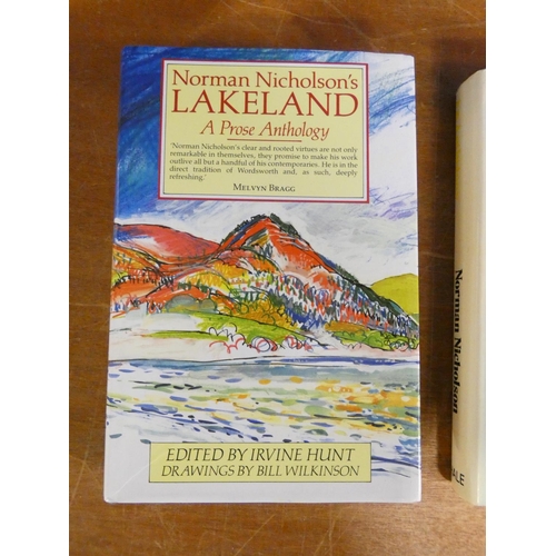 170 - NICHOLSON NORMAN (Ed).  The Lake District, An Anthology. Signed by Nicholson. Orig. blue c... 