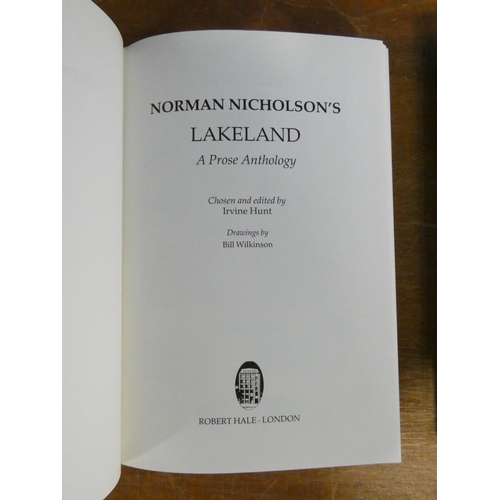 170 - NICHOLSON NORMAN (Ed).  The Lake District, An Anthology. Signed by Nicholson. Orig. blue c... 