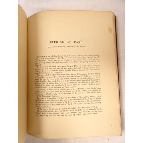 186 - MORRIS REV. F. O.  A Series of Picturesque Views of Seats of the Noblemen & Gentlemen. 6 vols. M... 