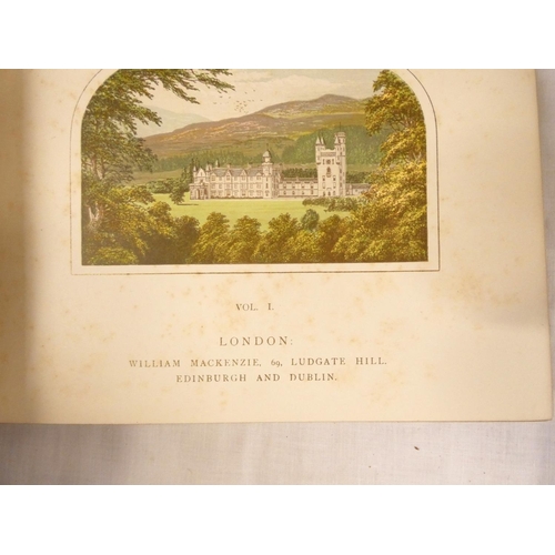 186 - MORRIS REV. F. O.  A Series of Picturesque Views of Seats of the Noblemen & Gentlemen. 6 vols. M... 