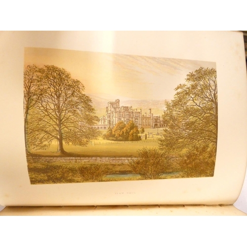 186 - MORRIS REV. F. O.  A Series of Picturesque Views of Seats of the Noblemen & Gentlemen. 6 vols. M... 