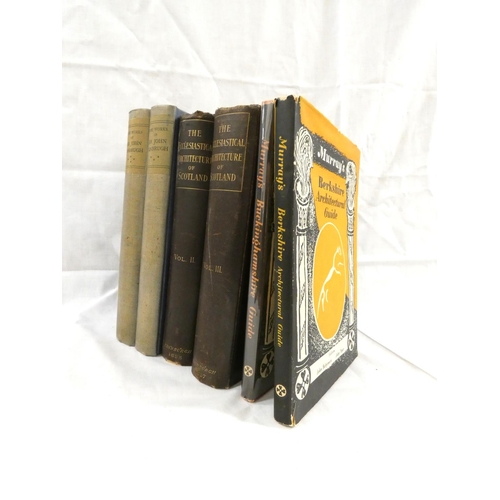 188 - MACGIBBON D. & ROSS T.  The Ecclesiastical Architecture of Scotland. Vols. 2 & 3 o... 