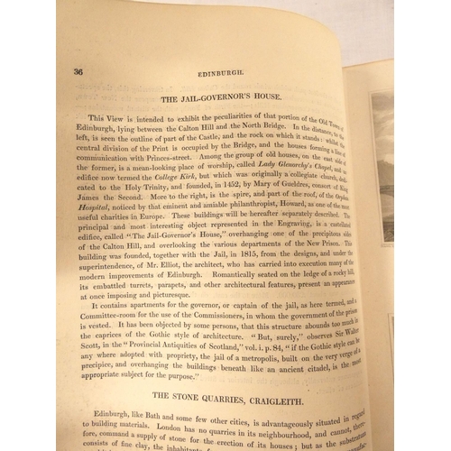 191 - SHEPHERD THOMAS H.  Modern Athens! ... or Edinburgh in the Nineteenth Century. Eng. title & many... 