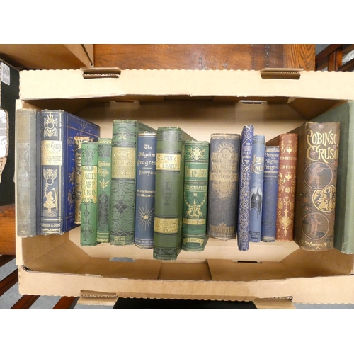 199 - Victorian Cloth Gilt Bindings.  16 various vols.