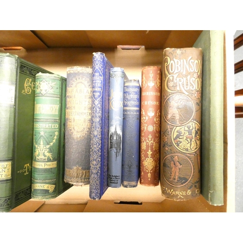 199 - Victorian Cloth Gilt Bindings.  16 various vols.