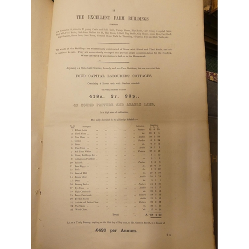 20 - <strong>Northumberland.  </strong>Catalogue of Freehold, Residential & Sporting estates, incl. L...