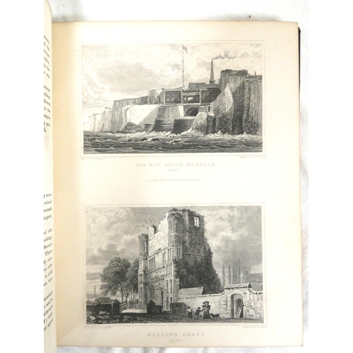 206 - SHEPHERD G., GASTINEAU H. &c.  Virtue's Picturesque Beauties of Great Britain - Kent. Fldg. eng.... 