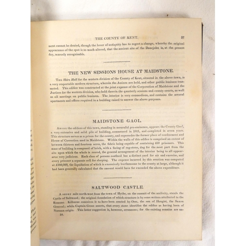 206 - SHEPHERD G., GASTINEAU H. &c.  Virtue's Picturesque Beauties of Great Britain - Kent. Fldg. eng.... 