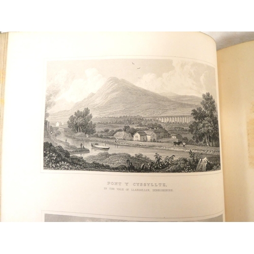 207 - GASTINEAU H.  Wales Illustrated in a Series of Views - North Wales. Many half page eng. pl... 