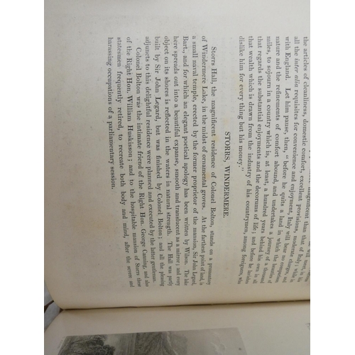 208 - ALLOM T. & ROSE T.  Westmorland, Cumberland, Durham & Northumberland Illustrated. Many ... 