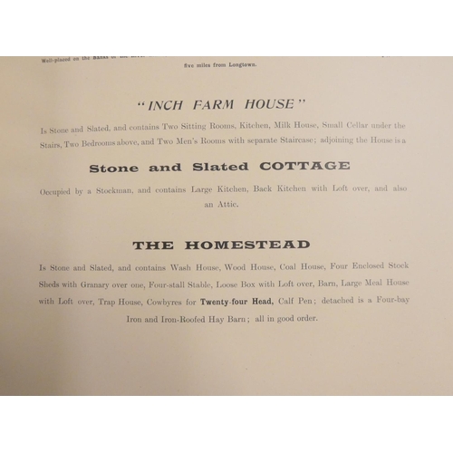 22 - <strong>Netherby Estate, Near Carlisle.  </strong>Fine sale particulars incl. 45 Capital Dairy &...