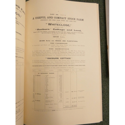 22 - <strong>Netherby Estate, Near Carlisle.  </strong>Fine sale particulars incl. 45 Capital Dairy &...