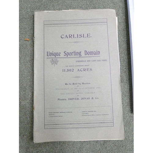 23 - Netherby Estate, Near Carlisle.  Fine sale particulars incl. 45 Capital Dairy & Stock Farms, 7,7... 