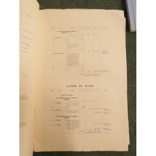 23 - Netherby Estate, Near Carlisle.  Fine sale particulars incl. 45 Capital Dairy & Stock Farms, 7,7... 