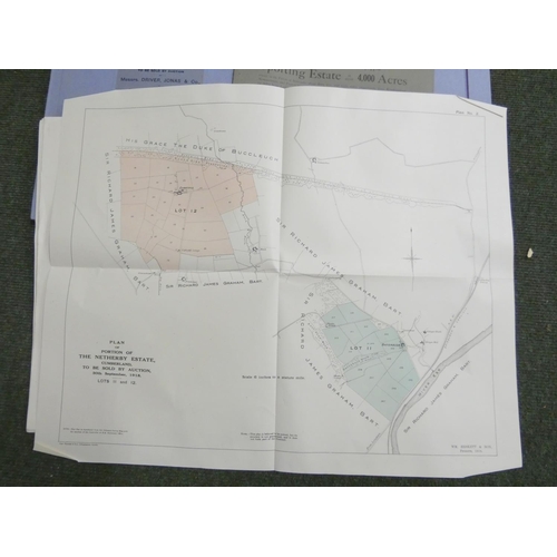 24 - <strong>Netherby Estate, Near Carlisle. </strong> Fine sale particulars incl. 45 Capital Dairy &...