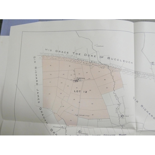 24 - <strong>Netherby Estate, Near Carlisle. </strong> Fine sale particulars incl. 45 Capital Dairy &...