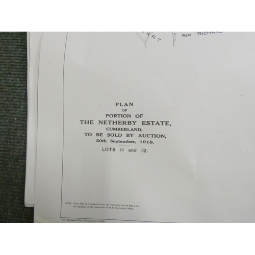 24 - <strong>Netherby Estate, Near Carlisle. </strong> Fine sale particulars incl. 45 Capital Dairy &...