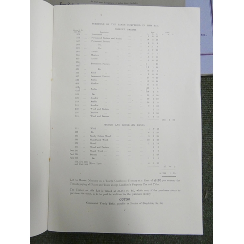 24 - <strong>Netherby Estate, Near Carlisle. </strong> Fine sale particulars incl. 45 Capital Dairy &...