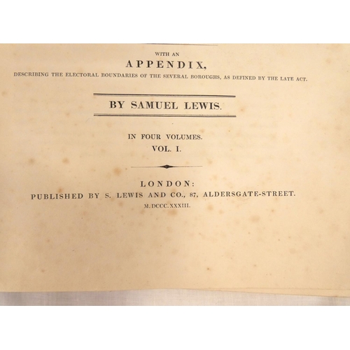 257 - LEWIS SAMUEL.  A Topographical Dictionary of England ... With Historical & Statistical Descripti... 