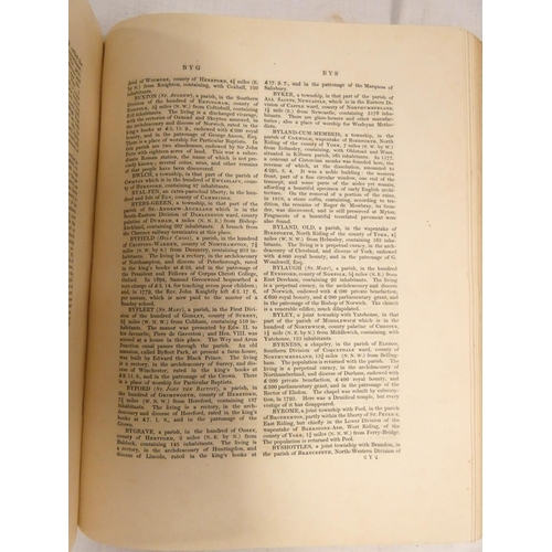 257 - LEWIS SAMUEL.  A Topographical Dictionary of England ... With Historical & Statistical Descripti... 