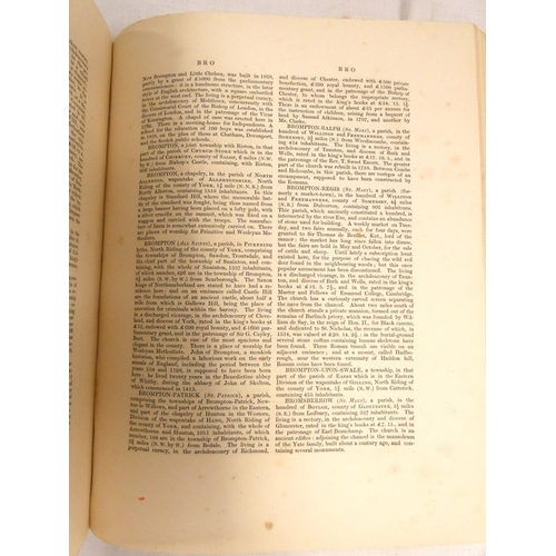 257 - LEWIS SAMUEL.  A Topographical Dictionary of England ... With Historical & Statistical Descripti... 