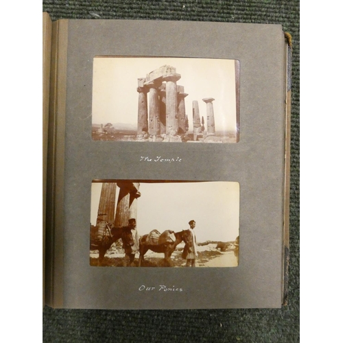 28 - <strong>Greece - Photographs.  </strong>8 small quarto Kodak albums in worn cond. but cont...