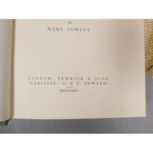 3 - POWLEY MARY.  Echoes of Old Cumberland. 12 copies of this work, as new cond. Orig. green c... 