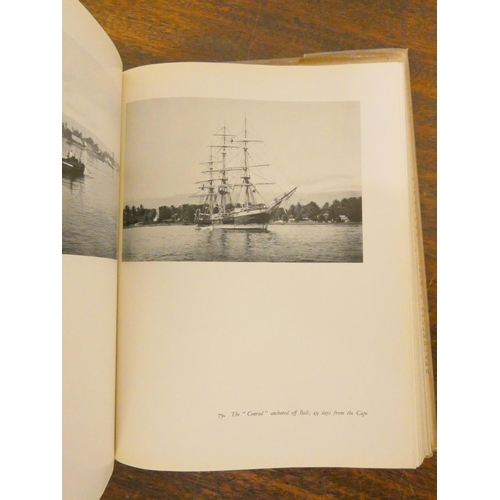 34 - DOMVILLE-FIFE C. W.  Epics of the Square-Rigged Ships. Illus. Orig. dark blue cloth in chipped ... 