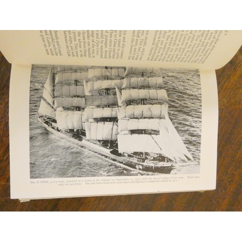 34 - DOMVILLE-FIFE C. W.  Epics of the Square-Rigged Ships. Illus. Orig. dark blue cloth in chipped ... 