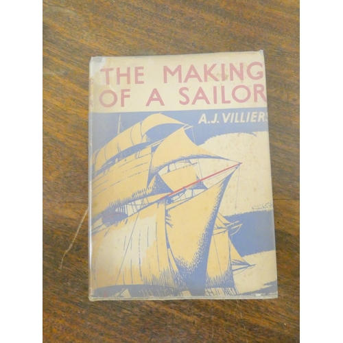 34 - <strong>DOMVILLE-FIFE C. W.  </strong>Epics of the Square-Rigged Ships. Illus. Orig. dark blue ...