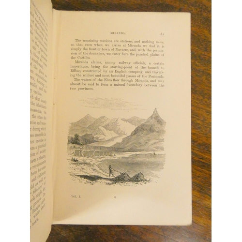 45 - PITT BYRNE MRS. W.  Cosas de España, Illustrative of Spain & the Spaniards as they are. 2 vols. ... 