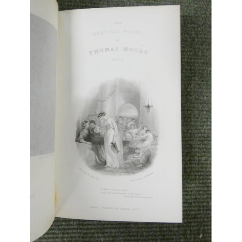 53 - ROGERS SAMUEL.  Poems. Eng. plates & vignettes. 12mo. Embossed morocco, rubbed, a.e.g.... 