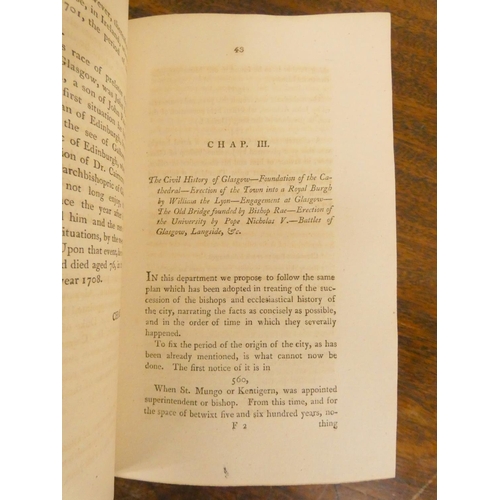 54 - <strong>DENHOLM JAMES.  </strong>The History of the City of Glasgow & Suburbs to Which...