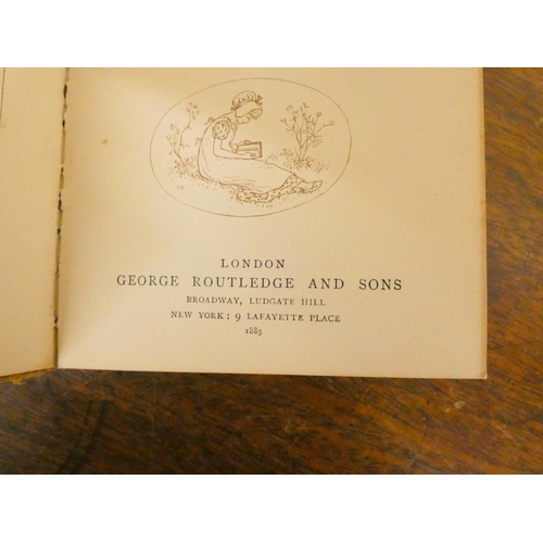 55 - MAVOR WILLIAM.  The English Spelling-Book. Illus. by Kate Greenaway. Orig. pict. brds. 188... 