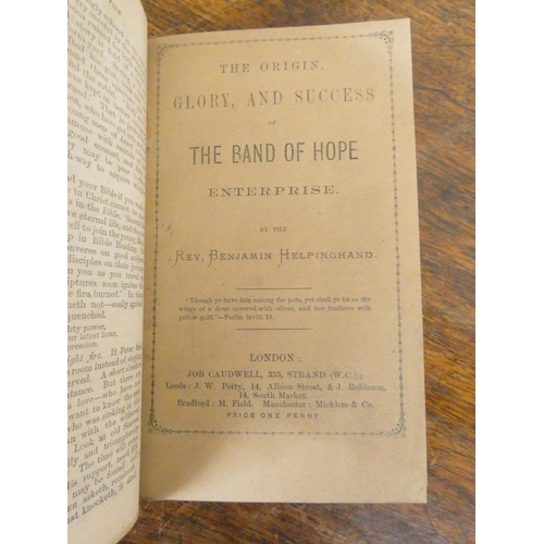 56 - Pamphlets.  A small neatly rebound vol. of pamphlets incl. Rev. Affleck, Warming at the Wr... 