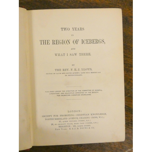 58 - LLOYD F. E. J.  Two Years in the Region of Icebergs & What I Saw There. Frontis. Publi... 